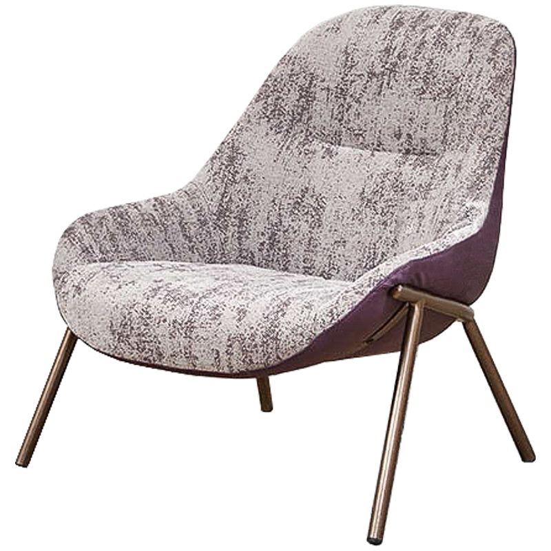 Кресло Nazario Chair Бронза Сиреневый Кресло Nazario Chair Бронза Сиреневый в Твери | Loft Concept