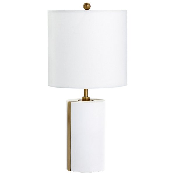 Настольная лампа Cyan Design Cylindro Table Lamp Белый Настольная лампа Cyan Design Cylindro Table Lamp Белый в Твери | Loft Concept