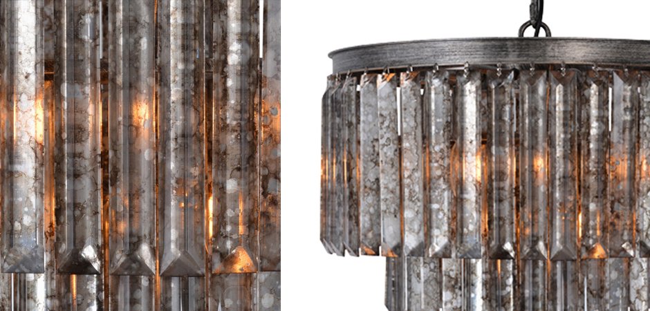 Подвесной светильник ODEON Aged Glass Chandelier Подвесной светильник ODEON Aged Glass Chandelier - Loft-Concept в Твери