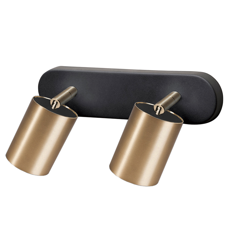 Бра Celis Spot Wall Lamp Duo brass Латунь Черный Бра Celis Spot Wall Lamp Duo brass Латунь Черный в Твери | Loft Concept