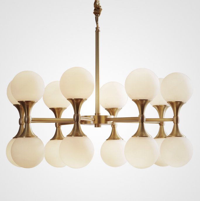 Люстра Hudson Valley Lighting Astoria Chandelier Белый Латунь Люстра Hudson Valley Lighting Astoria Chandelier Белый Латунь в Твери | Loft Concept