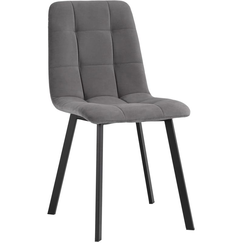 Стул NANCY S Chair Темно-Серый Серый бетон Черный Стул NANCY S Chair Темно-Серый Серый бетон Черный в Твери | Loft Concept