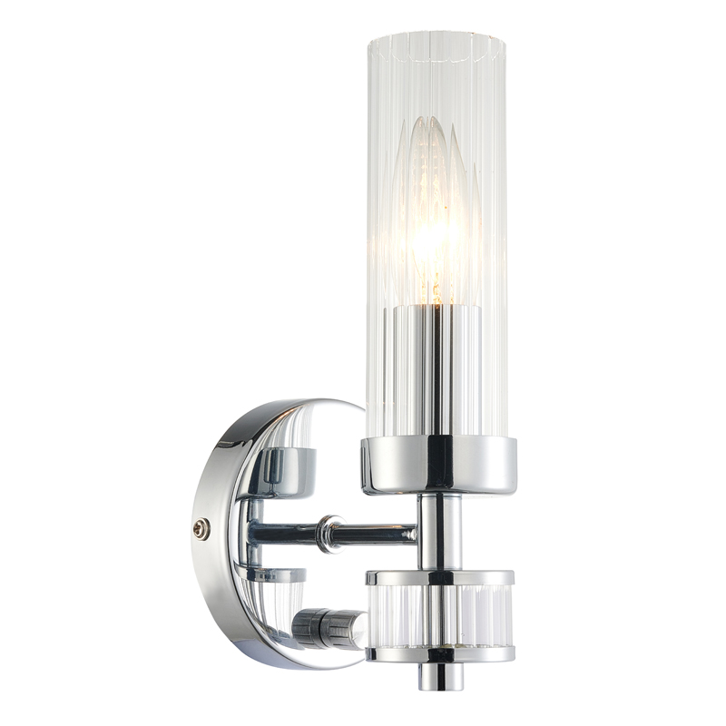 Бра Jeanette Chromium Sconce Хром Прозрачный Бра Jeanette Chromium Sconce Хром Прозрачный в Твери | Loft Concept