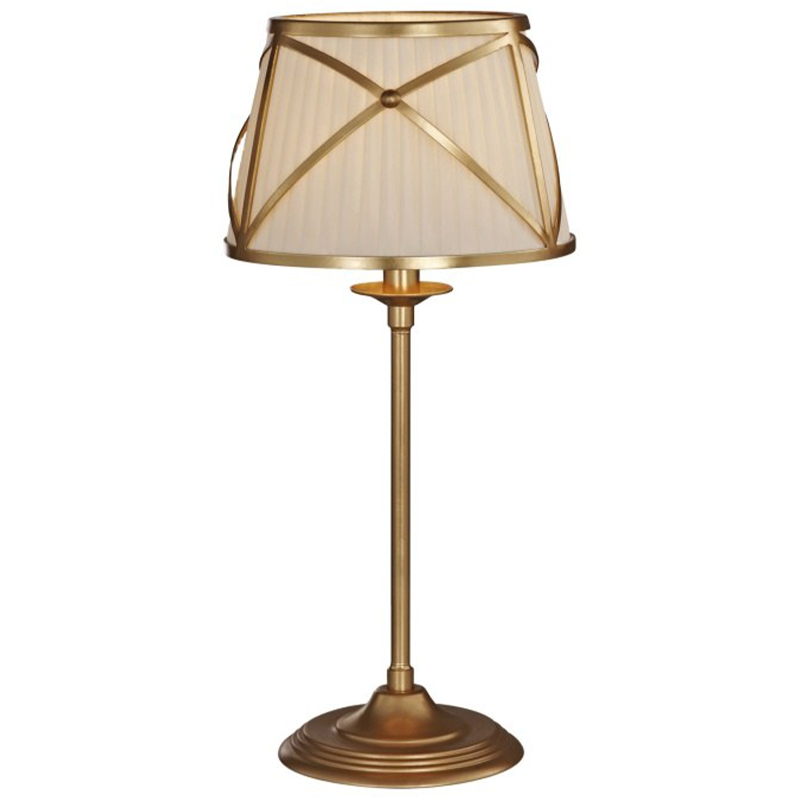 Настольная лампа с абажуром Provence Lampshade Light Gold Table Lamp Золотой Бежевый Настольная лампа с абажуром Provence Lampshade Light Gold Table Lamp Золотой Бежевый в Твери | Loft Concept