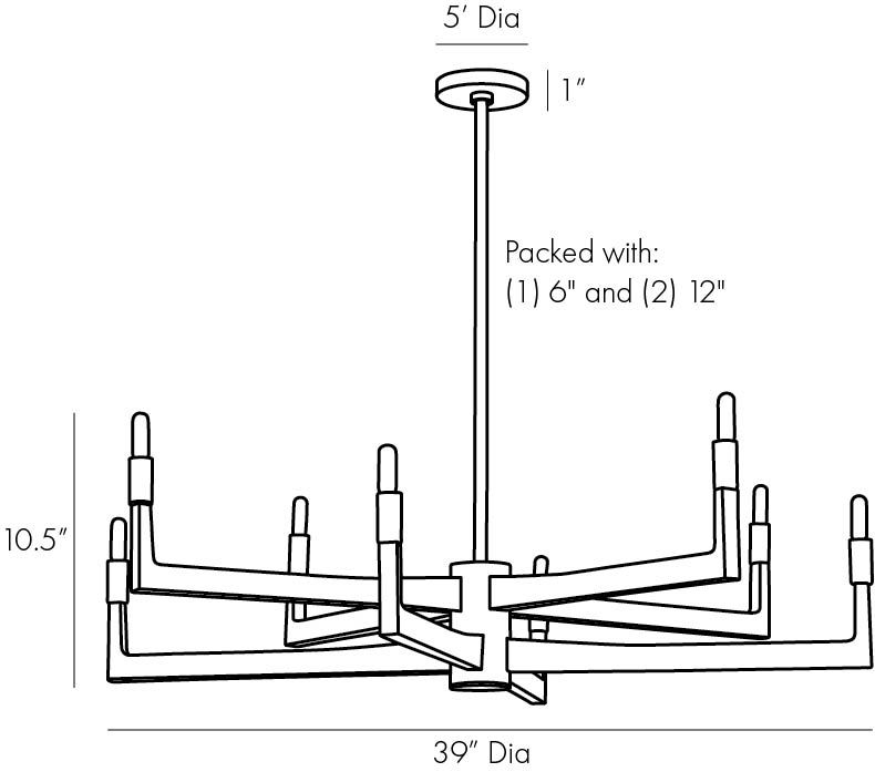 Люстра Arteriors GRIFF CHANDELIER Люстра Arteriors GRIFF CHANDELIER в Твери