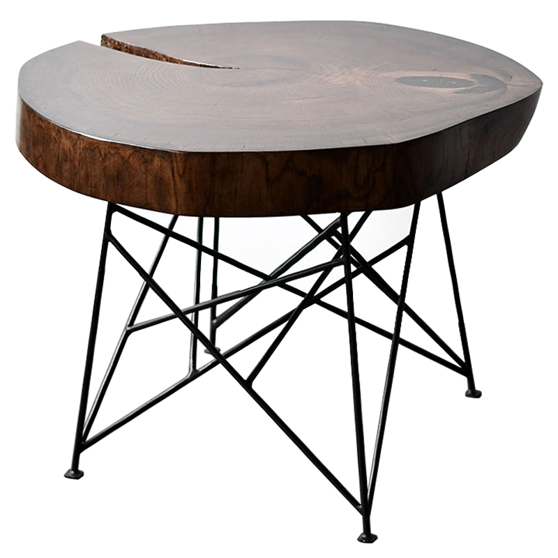 Кофейный стол Bradleigh Industrial Metal Rust Coffee Table Коричневый Черный Кофейный стол Bradleigh Industrial Metal Rust Coffee Table Коричневый Черный в Твери | Loft Concept