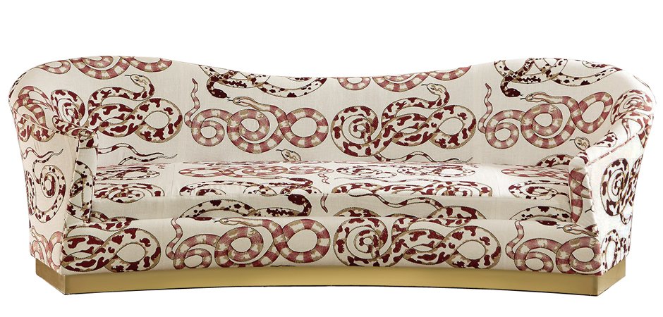 Диван KELLY SOFA Venimeuses Snake Embroidery - фото №1