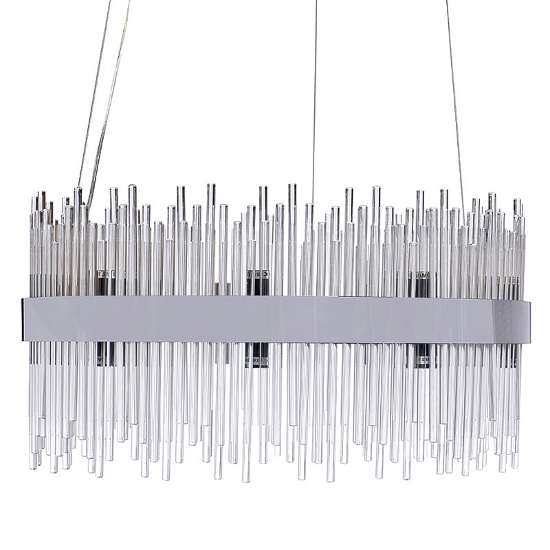 Люстра Nembus Chandelier 60 chrome Хром Прозрачный Люстра Nembus Chandelier 60 chrome Хром Прозрачный в Твери | Loft Concept