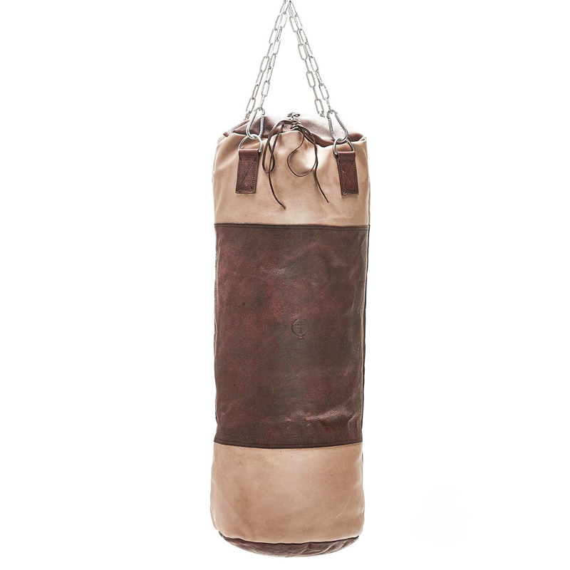 Боксерская груша BROWN LEATHER HEAVY PUNCHING BAG Коричневый Бежевый Боксерская груша BROWN LEATHER HEAVY PUNCHING BAG Коричневый Бежевый в Твери | Loft Concept