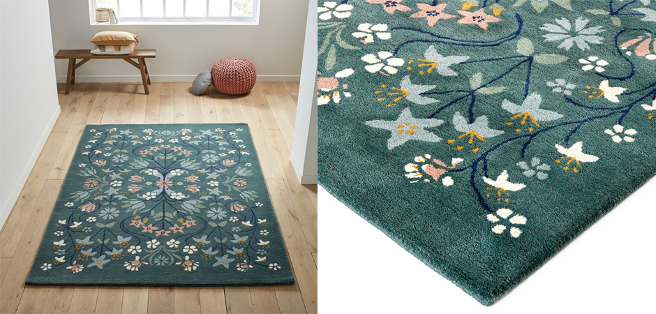Ковер Floral Pattern 100% шерсть Ковер Floral Pattern 100% шерсть - Loft-Concept в Твери