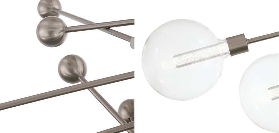 Люстра Gallotti & Radice Balls Nickel 8 Люстра Gallotti & Radice Balls Nickel 8 - Loft-Concept в Твери