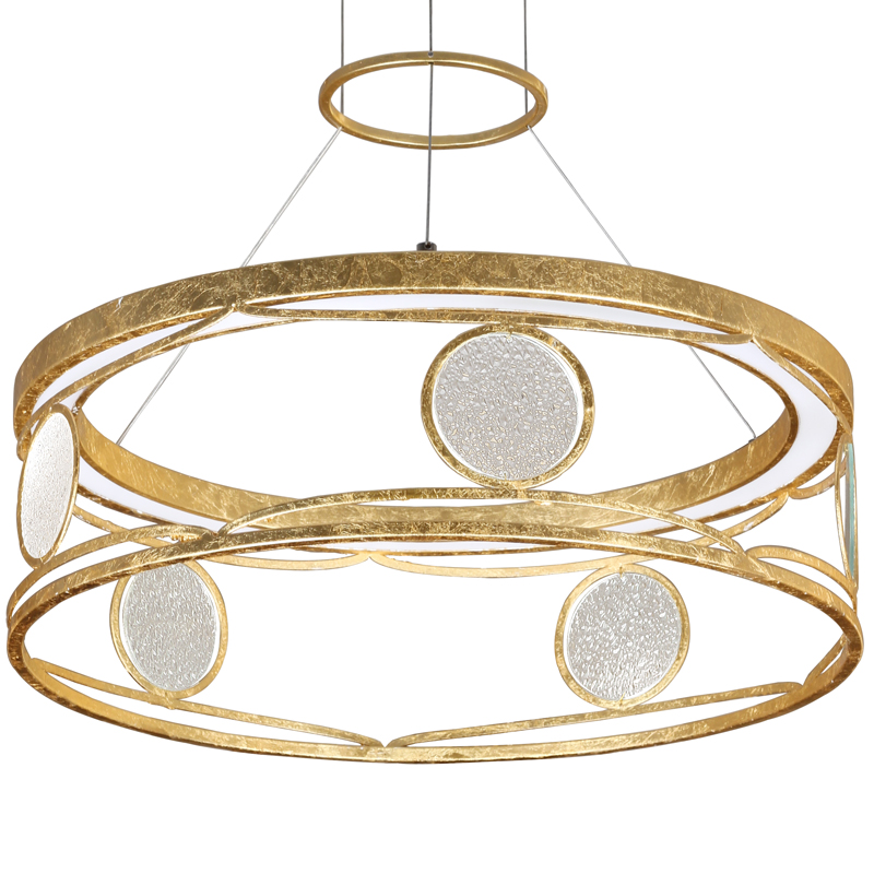 Люстра Patrice Chandelier Золотой Прозрачный Белый Люстра Patrice Chandelier Золотой Прозрачный Белый в Твери | Loft Concept