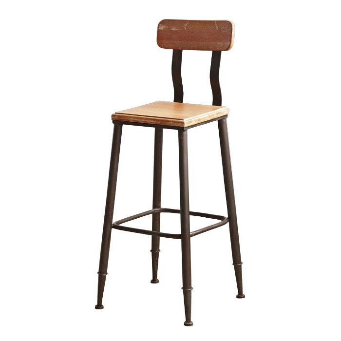 Барный стул Loft Wooden Белый дуб Коричневый Барный стул Loft Wooden Белый дуб Коричневый в Твери | Loft Concept