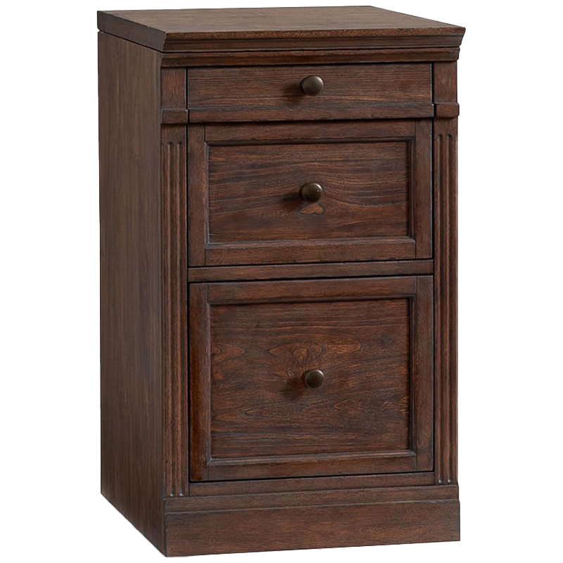 Тумба с 2-мя ящиками Benjamin Two Drawers Бежево-серый Белый Черный Коричневый Тумба с 2-мя ящиками Benjamin Two Drawers Бежево-серый Белый Черный Коричневый в Твери | Loft Concept