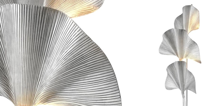 Торшер Eichholtz Floor Lamp Las Palmas Silver Торшер Eichholtz Floor Lamp Las Palmas Silver - Loft-Concept в Твери