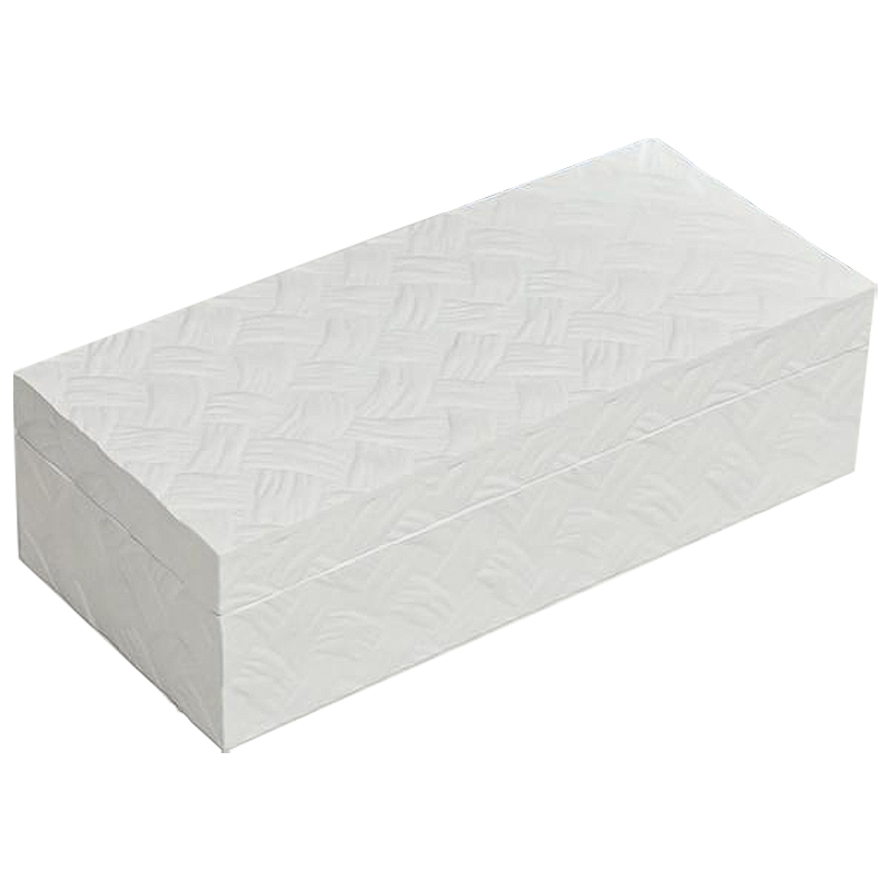 Шкатулка Weawing Wood White Box Белый Шкатулка Weawing Wood White Box Белый в Твери | Loft Concept