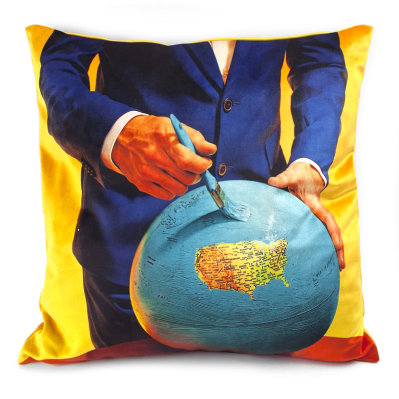 Подушка Seletti Cushion Globe Design Toiletpaper Мульти Подушка Seletti Cushion Globe Design Toiletpaper Мульти в Твери | Loft Concept