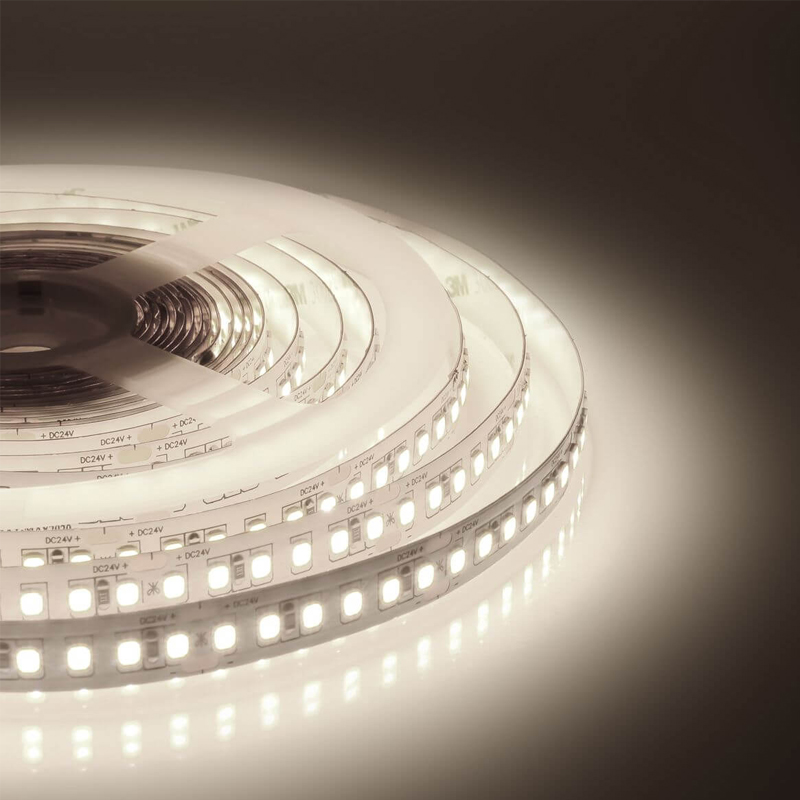 Светодиодная лента 18W/m 168Led/m 2835SMD теплый белый Белый Светодиодная лента 18W/m 168Led/m 2835SMD теплый белый Белый в Твери | Loft Concept
