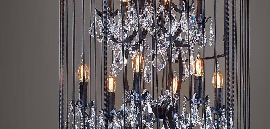 Люстра Steampunk Birdcage Chandelier 60 black Люстра Steampunk Birdcage Chandelier 60 black - Loft-Concept в Твери