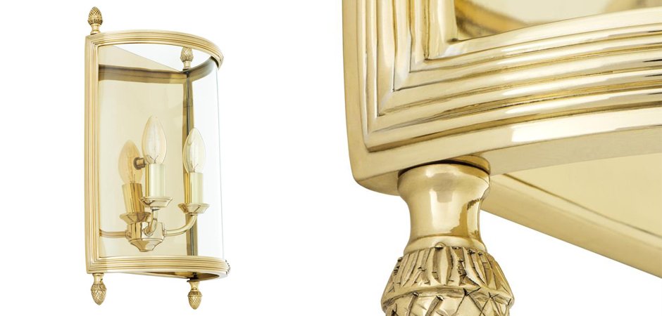 Бра Wall Lamp Lennon M Brass - Loft-Concept в Твери