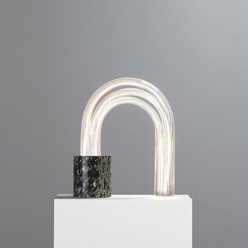 Настольная лампа Spring Lamp Черный Белый Настольная лампа Spring Lamp Черный Белый в Твери | Loft Concept