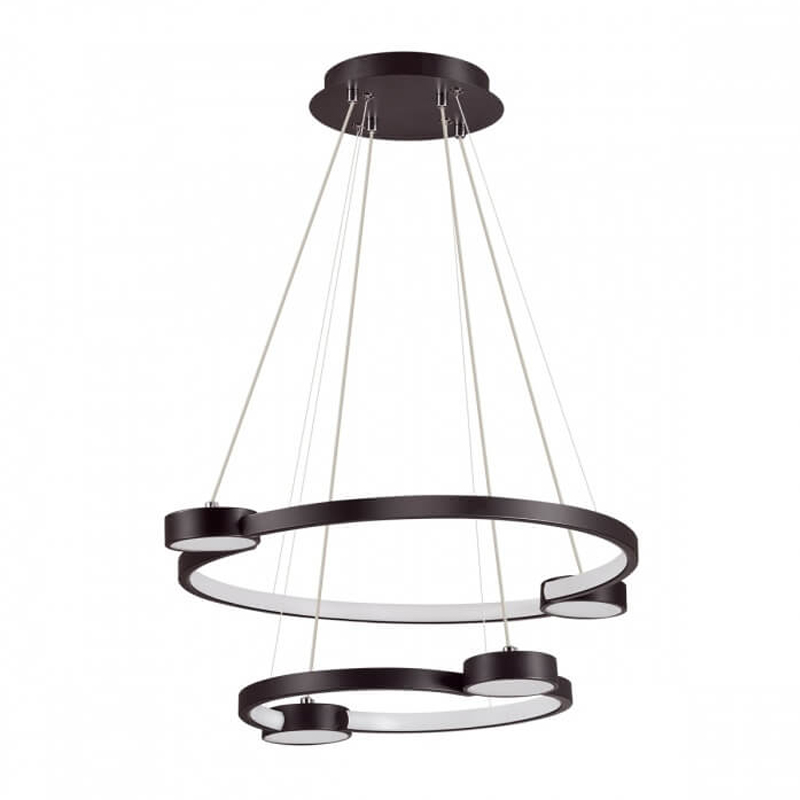 Люстра Lerida Round Черная Черный Люстра Lerida Round Черная Черный в Твери | Loft Concept