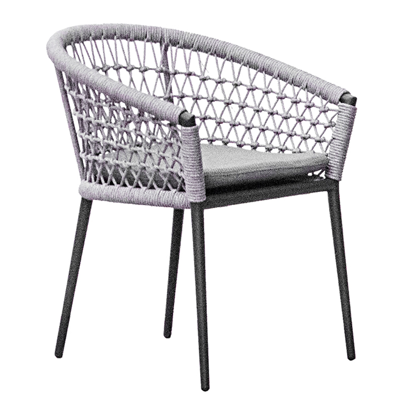 Стул Niels Outdoor Chair Серый Черный Стул Niels Outdoor Chair Серый Черный в Твери | Loft Concept