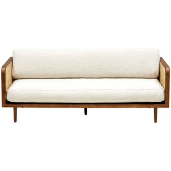 Диван Rattan Decor Sofa Ivory ivory ( слоновая кость ) Коричневый Диван Rattan Decor Sofa Ivory ivory ( слоновая кость ) Коричневый в Твери | Loft Concept