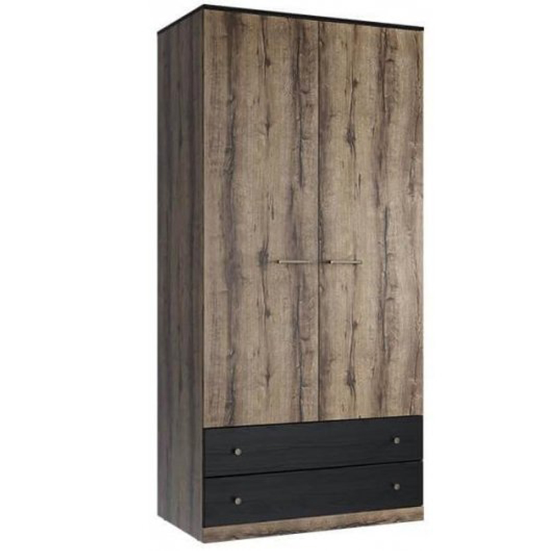 Шкаф Frederick Wardrobe две двери Дуб темный Шкаф Frederick Wardrobe две двери Дуб темный в Твери | Loft Concept