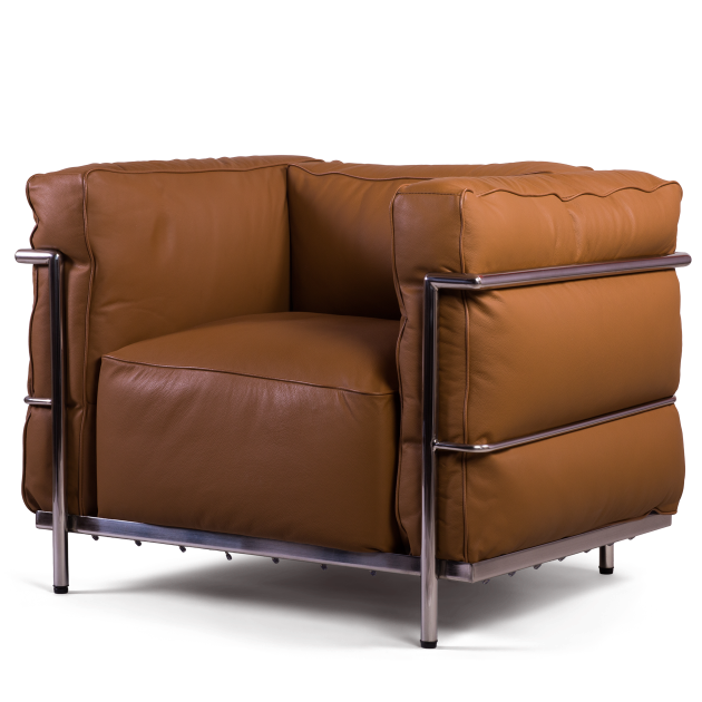 Кресло Le Corbusier LC3 brown Коричневый Кресло Le Corbusier LC3 brown Коричневый в Твери | Loft Concept