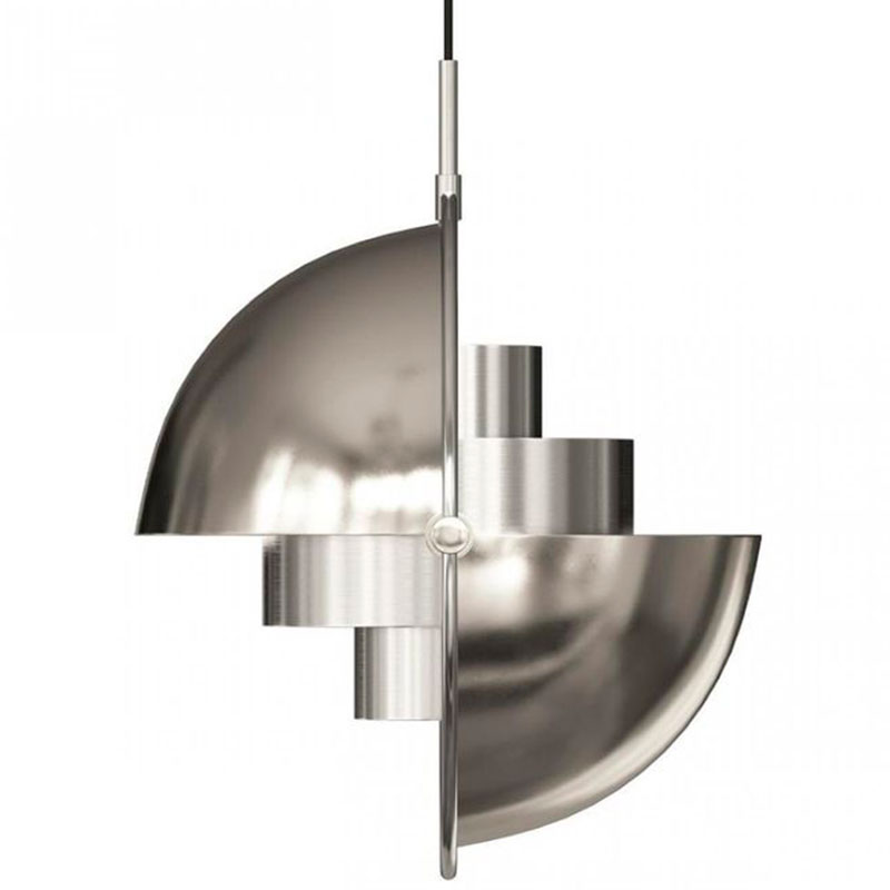 Подвесной светильник Louis Weisdorff Silver диаметр 38 Серебряный в Твери | Loft Concept 