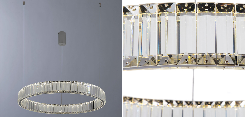 Хрустальная Люстра Crystal Ring Хром Хрустальная Люстра Crystal Ring Хром - Loft-Concept в Твери