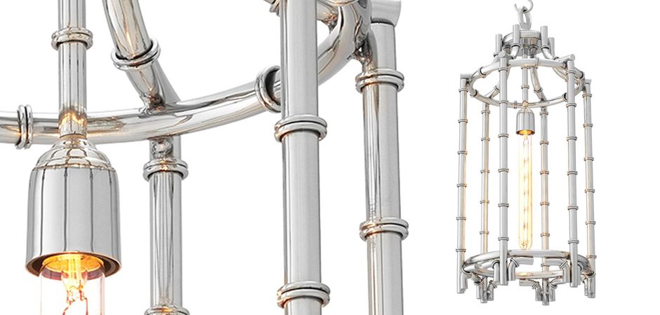 Люстра Eichholtz Lantern Vasco Steel - Loft-Concept в Твери