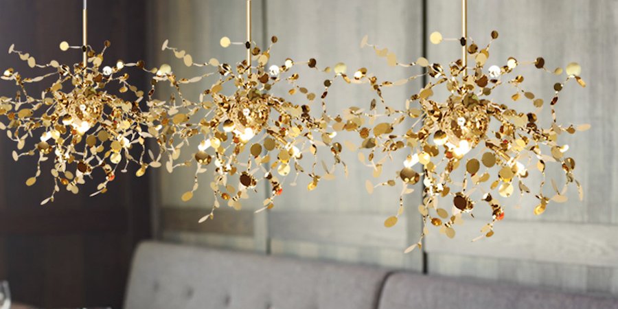 Люстра Terzani Argent Suspension Pendant lamp 40 Gold Люстра Terzani Argent Suspension Pendant lamp 40 Gold - Loft-Concept в Твери