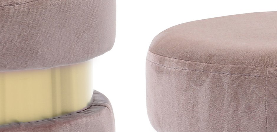 Пуф Golden Belt Dusty Rose Пуф Golden Belt Dusty Rose - Loft-Concept в Твери
