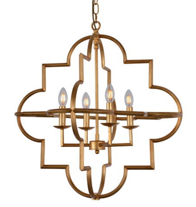 Люстра Mandeville Gold Chandelier Латунь Античная полированная Люстра Mandeville Gold Chandelier Латунь Античная полированная в Твери | Loft Concept