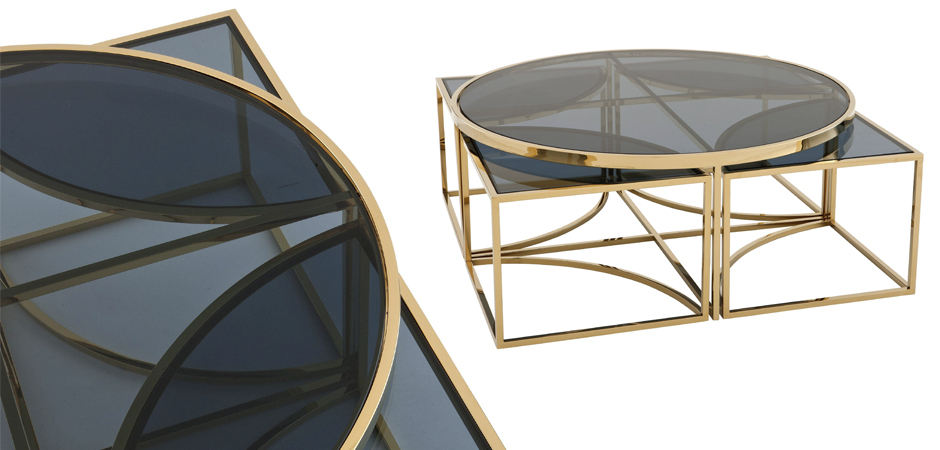 Кофейный стол Eichholtz Coffee Table Padova Gold Кофейный стол Eichholtz Coffee Table Padova Gold - Loft-Concept в Твери