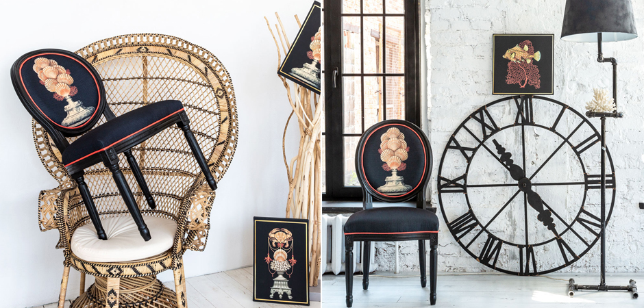 Seashell Still Life Stool 4 Стул - фото №2