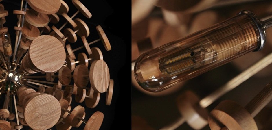 Люстра Wooden Glowworm Sphere Люстра Wooden Glowworm Sphere - Loft-Concept в Твери