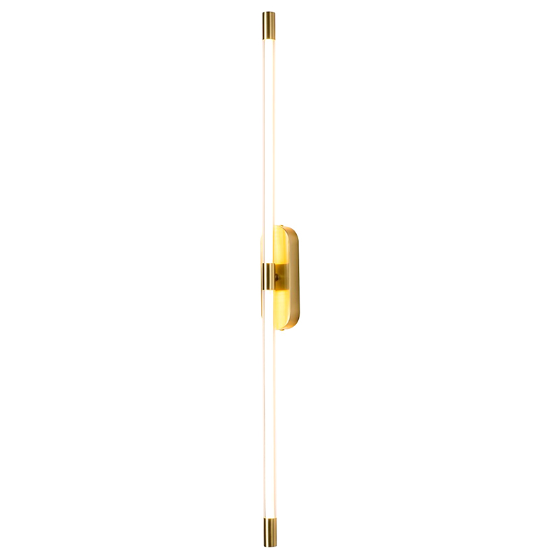 Бра Trumpet tube Double Золотое 80 см Золотой Белый Бра Trumpet tube Double Золотое 80 см Золотой Белый в Твери | Loft Concept