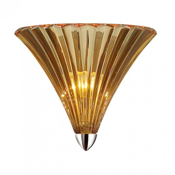 Бра Corsica Wall Lamp Amber Золотой Бра Corsica Wall Lamp Amber Золотой в Твери | Loft Concept