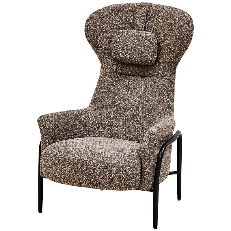Кресло Alani Chair Черный Коричневый Кресло Alani Chair Черный Коричневый в Твери | Loft Concept