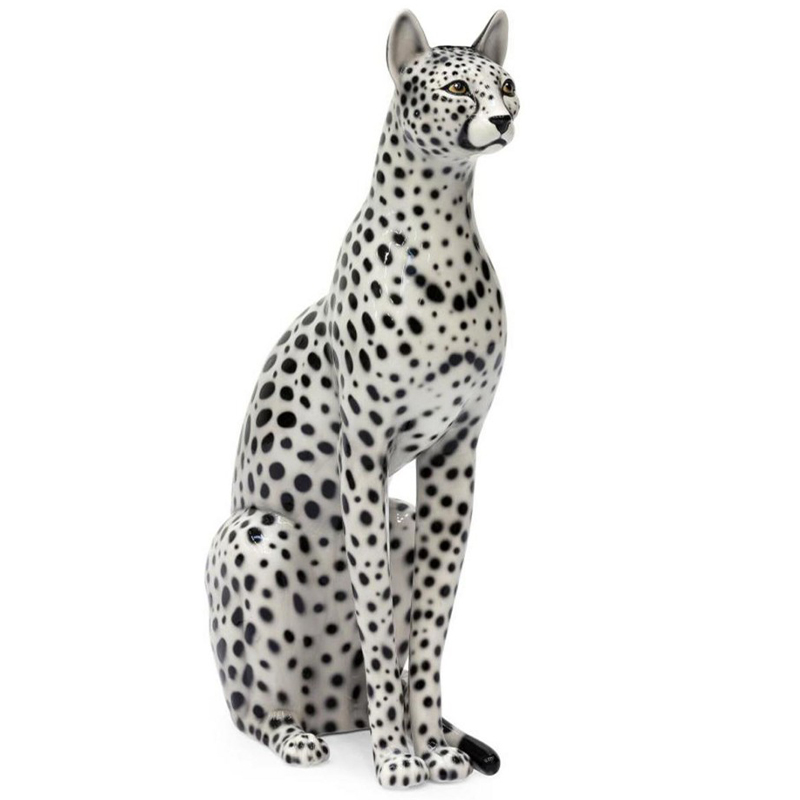 Статуэтка Abhika Egyptian Cat Black White Белый Черный Статуэтка Abhika Egyptian Cat Black White Белый Черный в Твери | Loft Concept