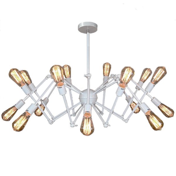Cветильник Loft Sputnik Chandelier Spider White Белый в Твери | Loft Concept 
