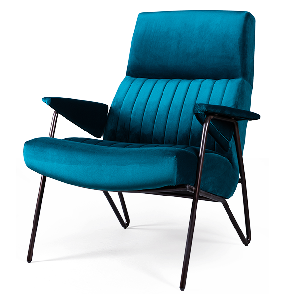 Кресло Solonar blue Синий Черный в Твери | Loft Concept 