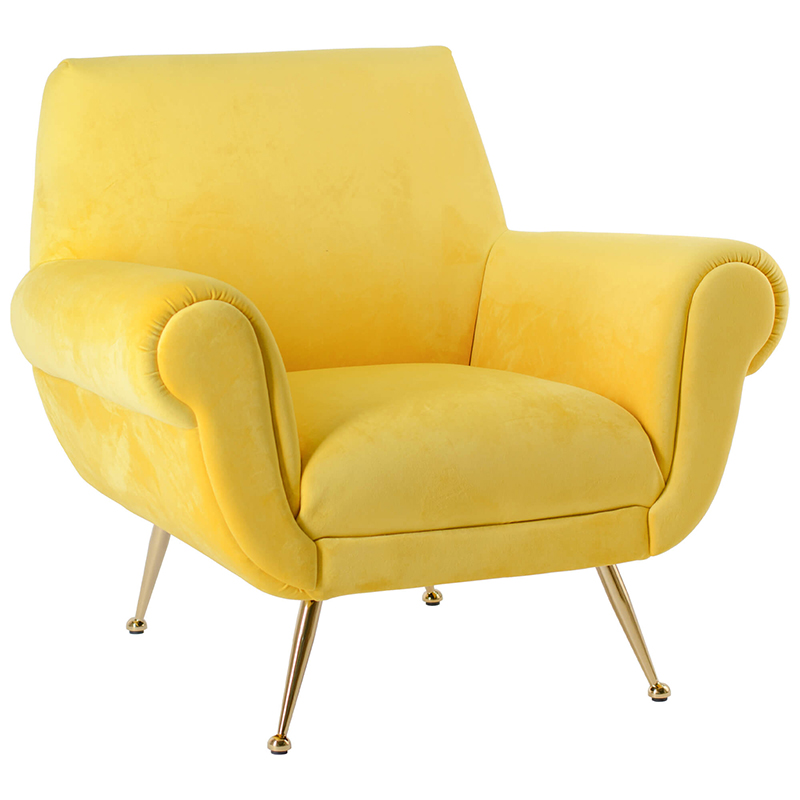 Кресло Lounge Chair Gigi Radice yellow Желтый Кресло Lounge Chair Gigi Radice yellow Желтый в Твери | Loft Concept