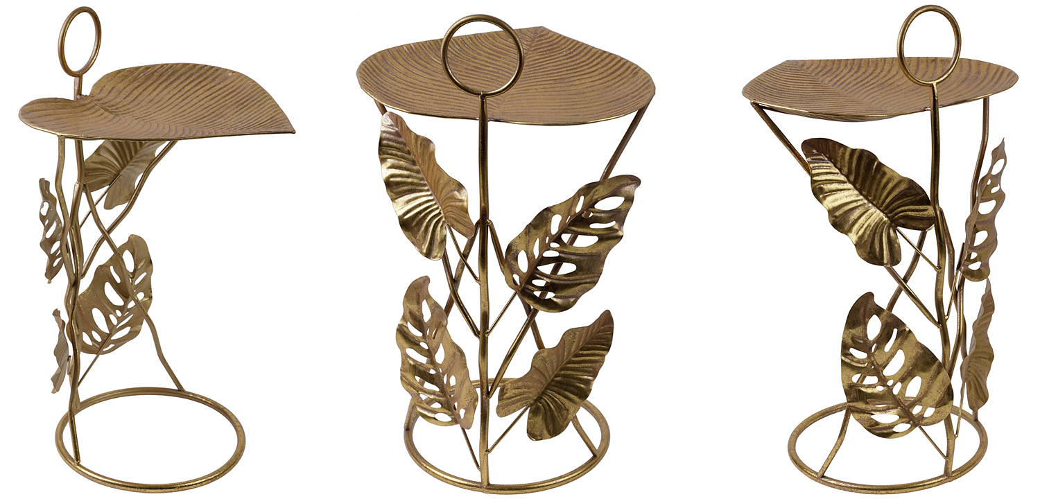 Приставной стол Monstera Leaves Side Table Приставной стол Monstera Leaves Side Table - Loft-Concept в Твери