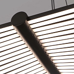 Люстра в виде распахнутых крыльев из тонких металлических планок Flight of Freedom варинант исполнения - 11 | Loft Concept в Твери