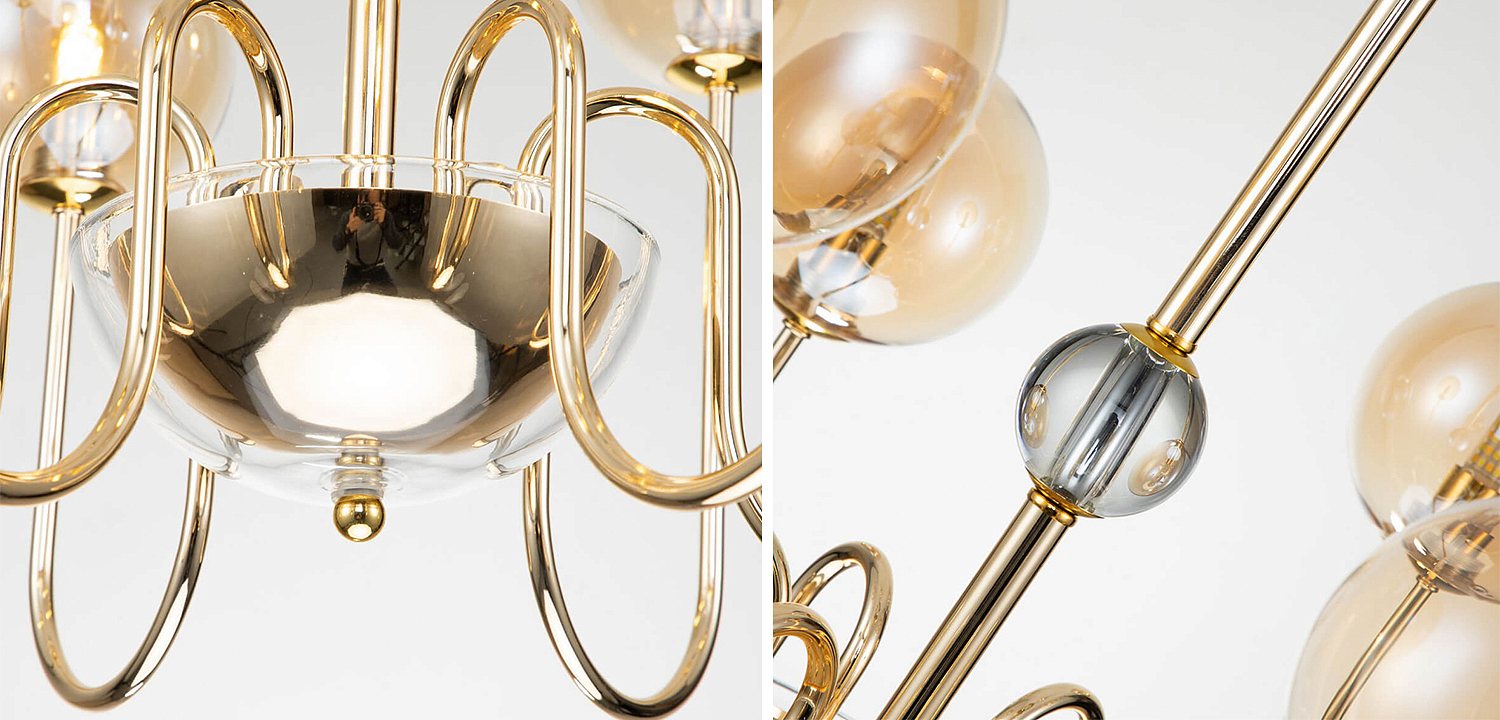 Люстра Sheiry Glass Ball Chandelier 6 Люстра Sheiry Glass Ball Chandelier 6 - Loft-Concept в Твери