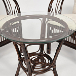 Комплект уличной мебели из ротанга Serenity Dark Brown варинант исполнения - 4 | Loft Concept в Твери